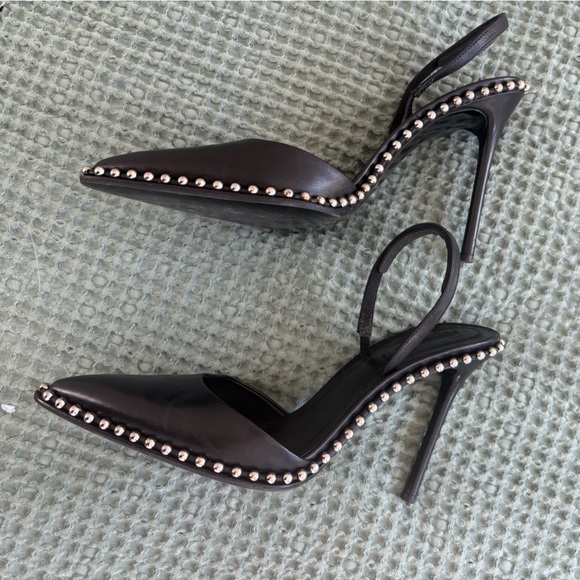 Alexander Wang Black Heels with Silver Accents - Picture 3 of 5